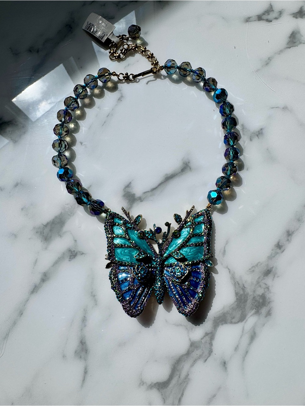 NWT Heidi Daus Butterfly Necklace